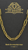 The Echo Chain Necklace in 18K Gold Finish