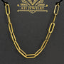 The Echo Chain Necklace in 18K Gold Finish