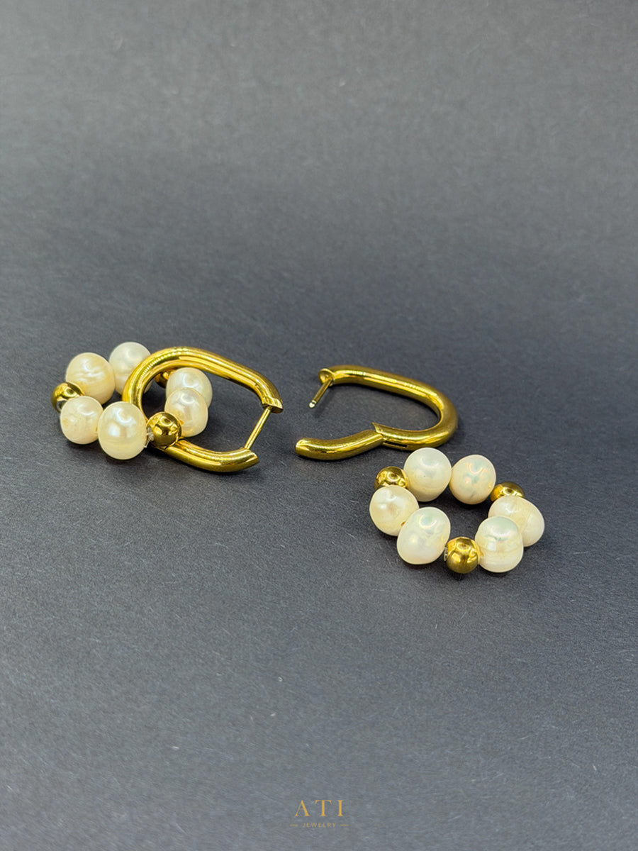 The Pearl Orbit Earrings