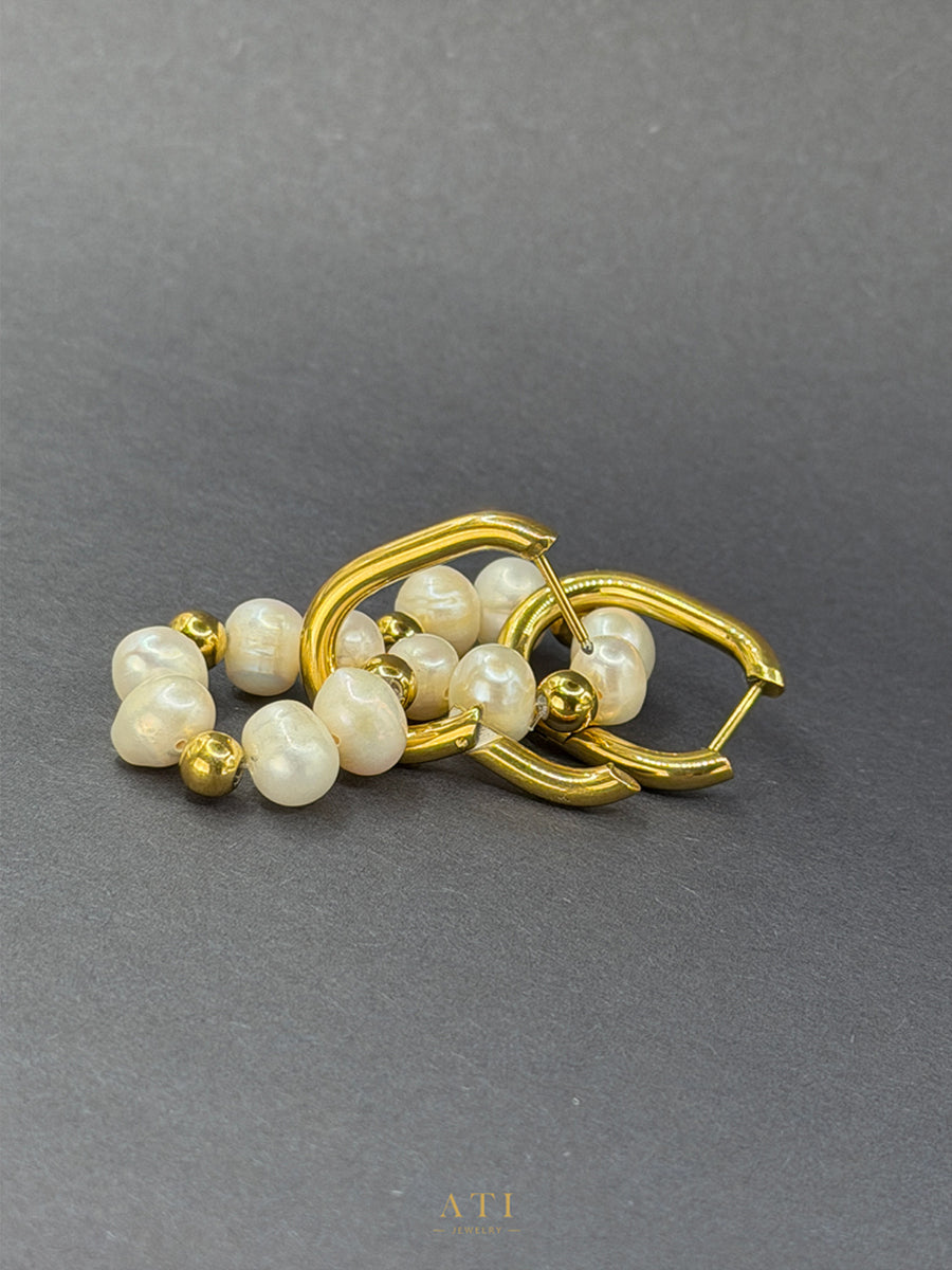 The Pearl Orbit Earrings