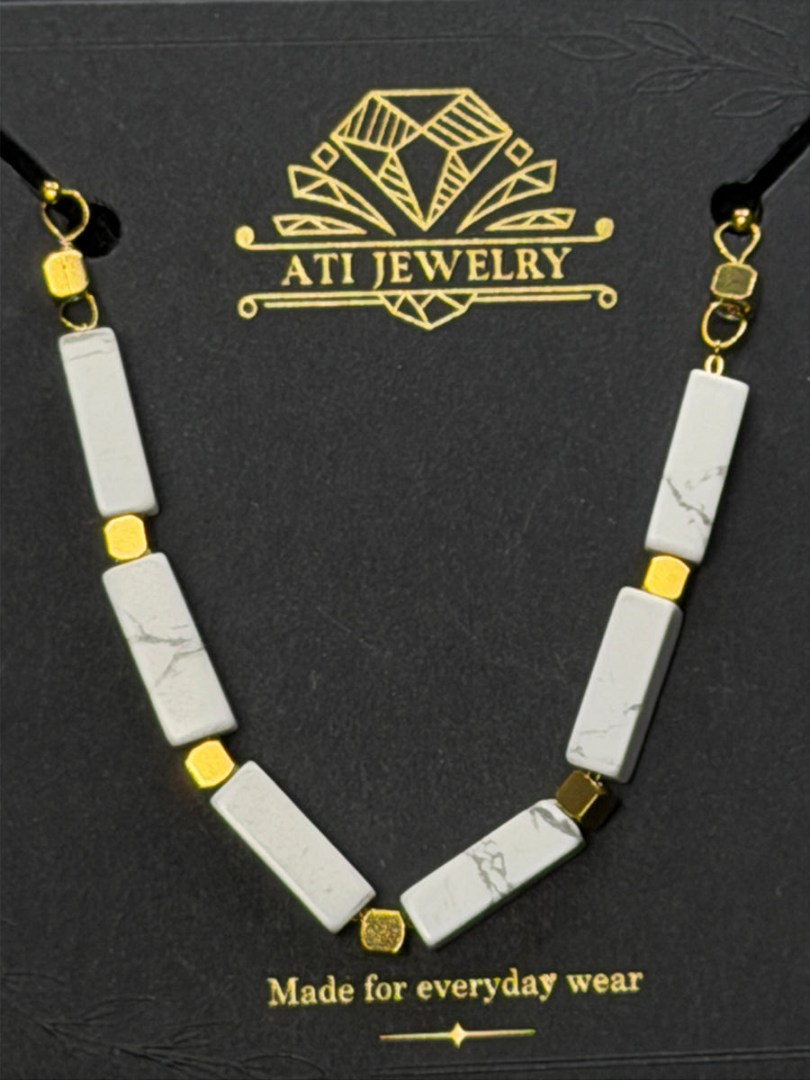 Block Line Necklace