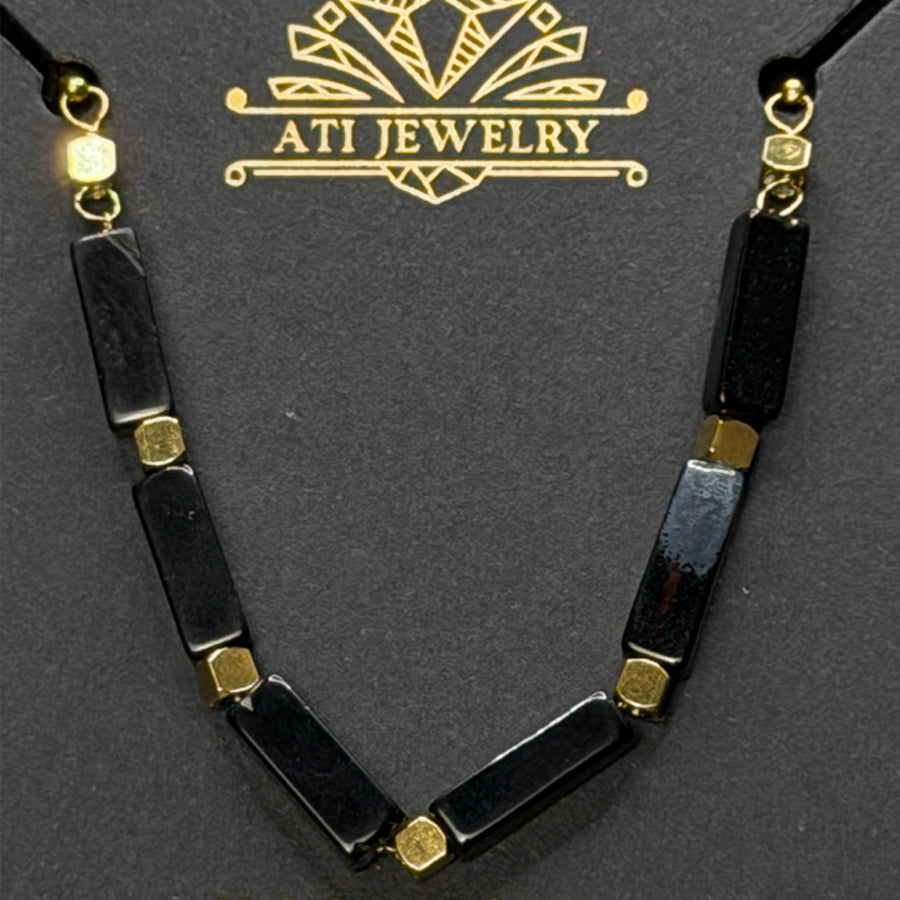 Block Line Necklace