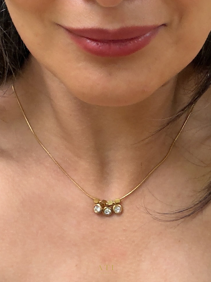 The Elara Trio Necklace