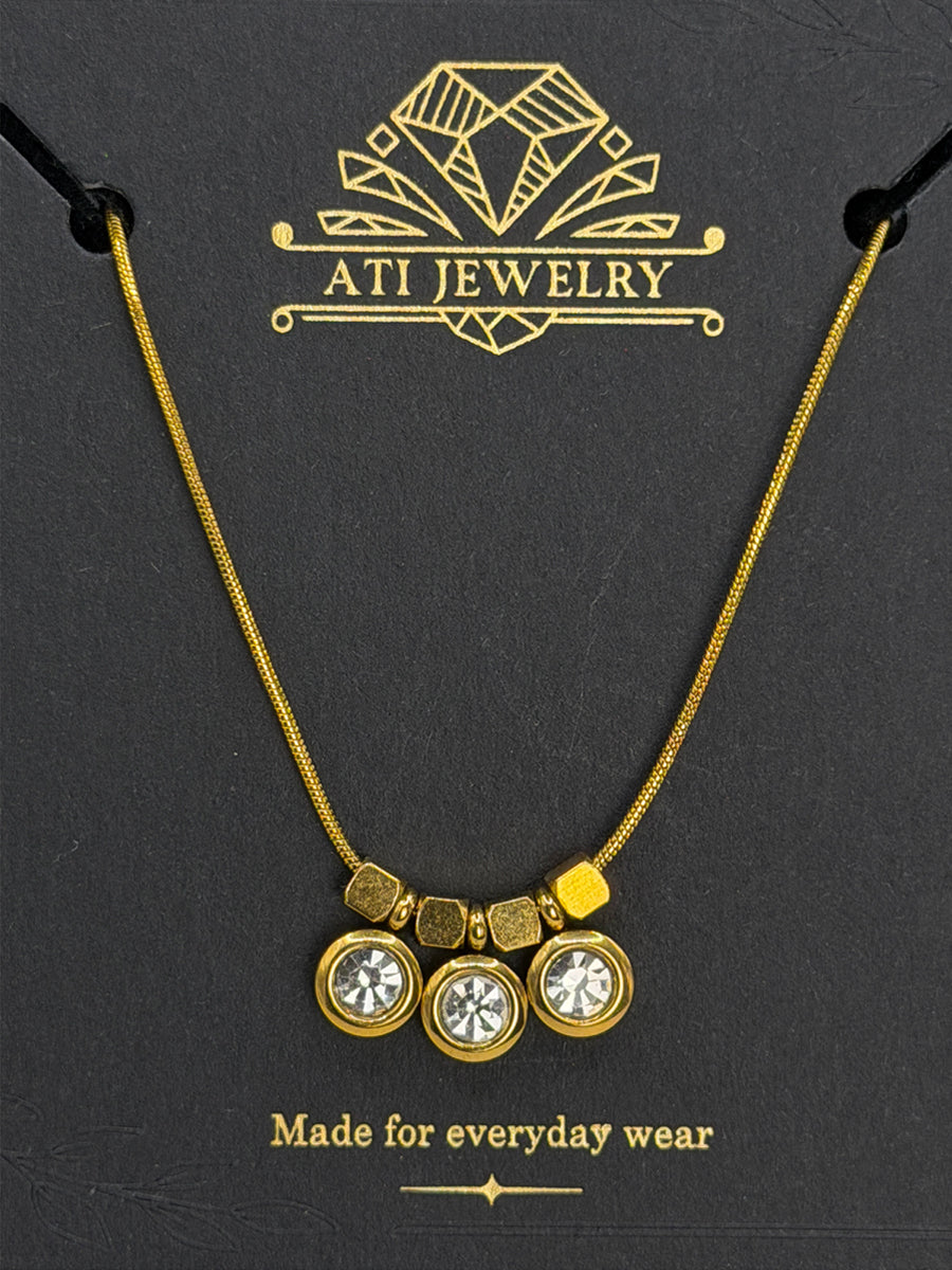 The Elara Trio Necklace