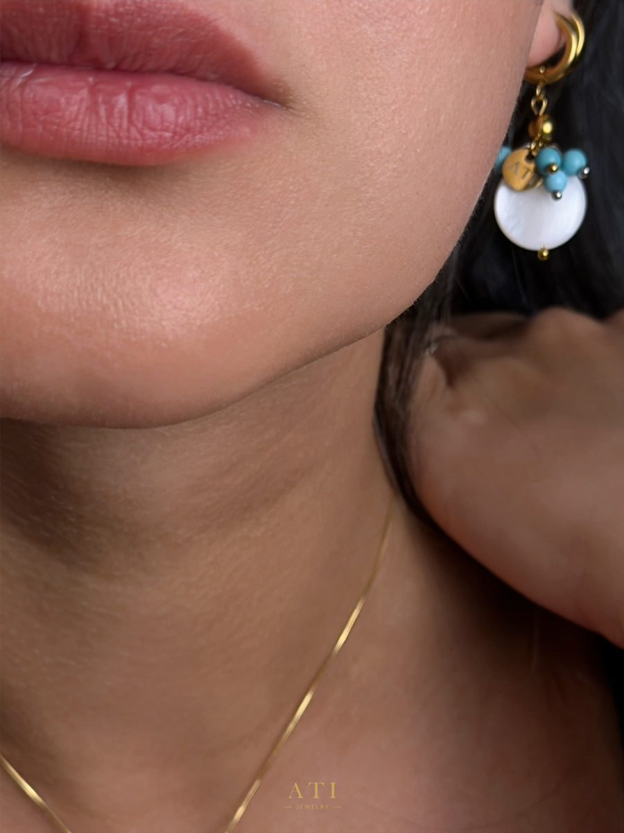 Shell Drop Earrings