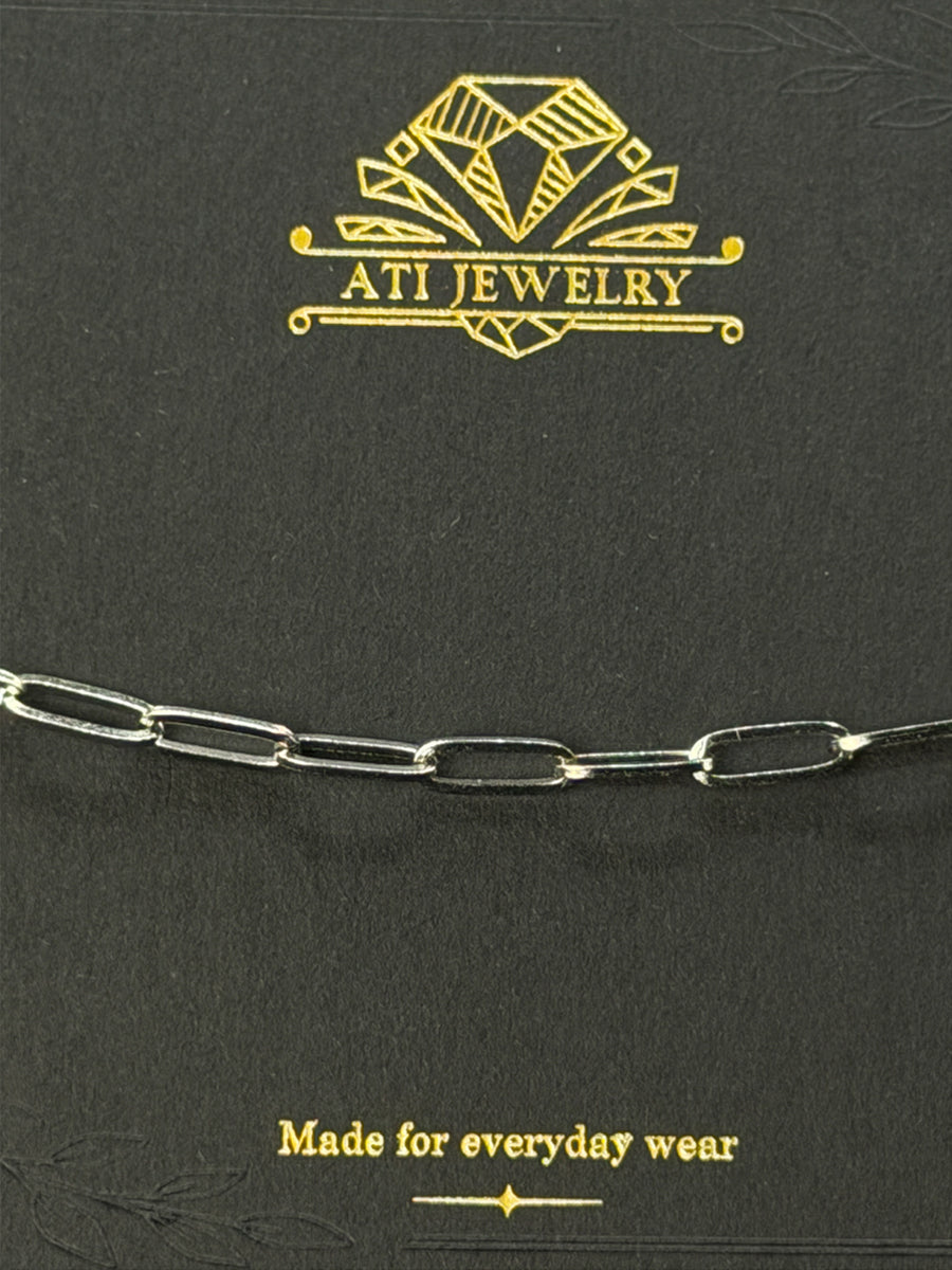 The Echo Chain Bracelet in Polished Stainless Steel