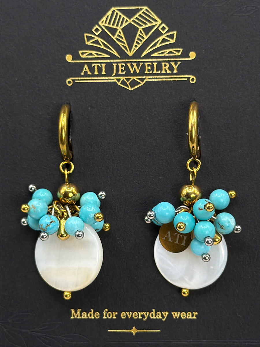 Shell Drop Earrings