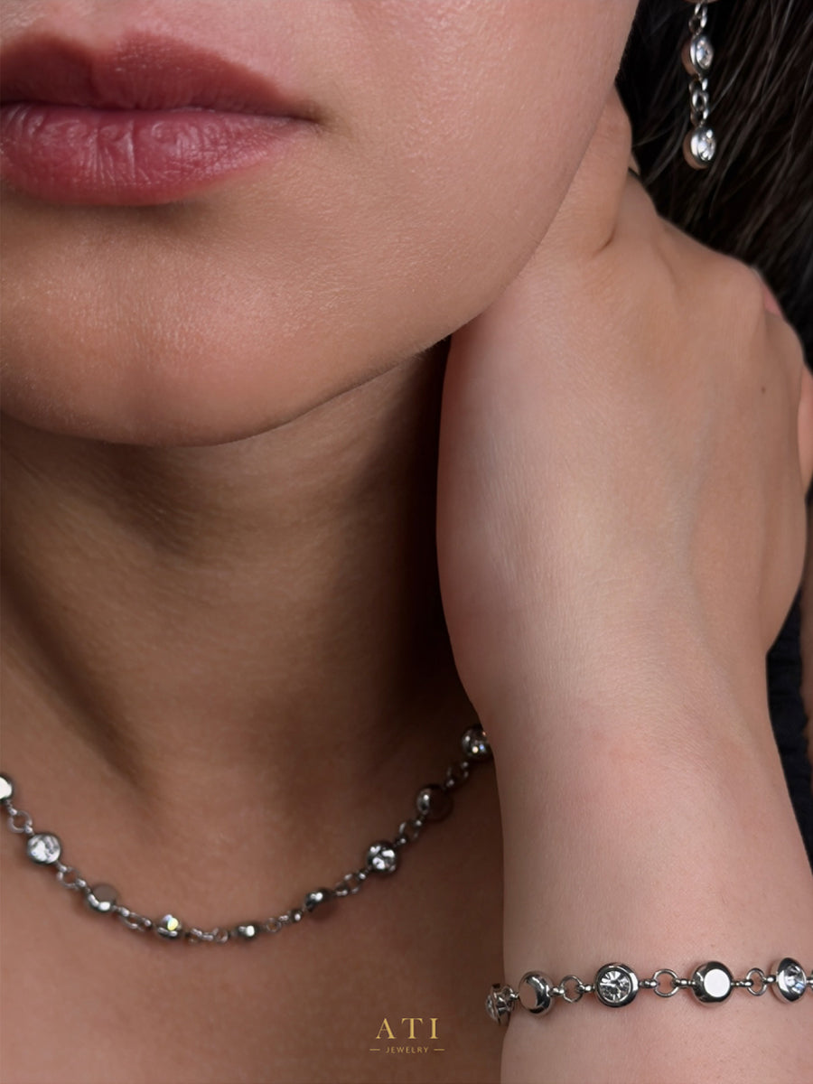 Elara Double Drop Earrings