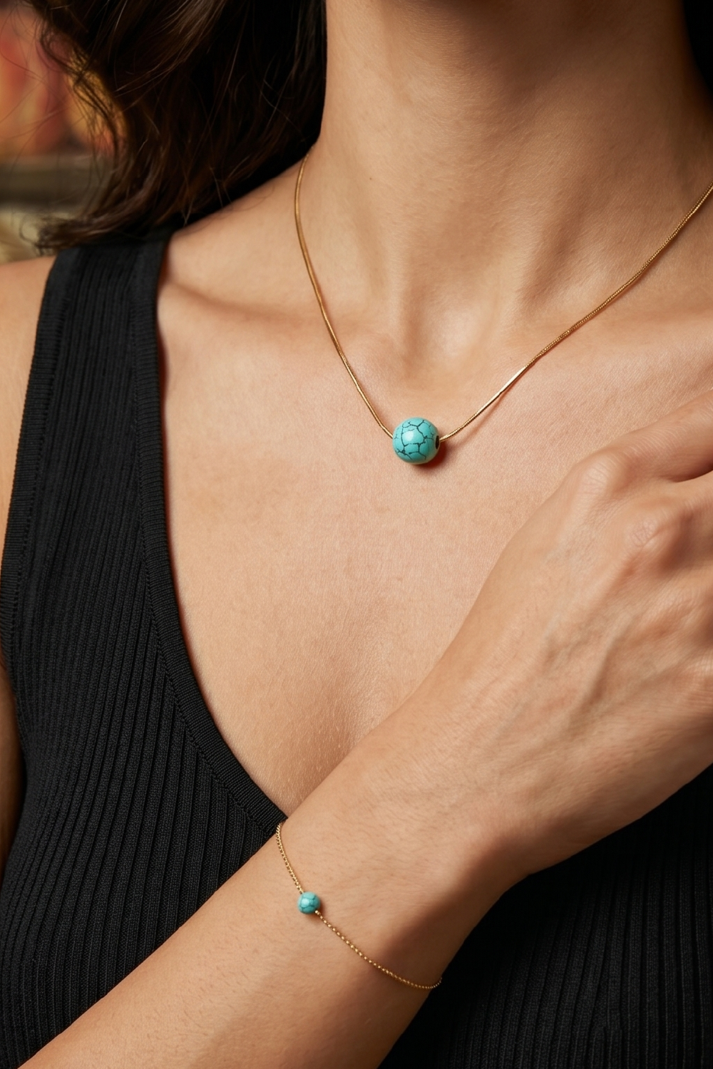 Liora Turquoise Necklace