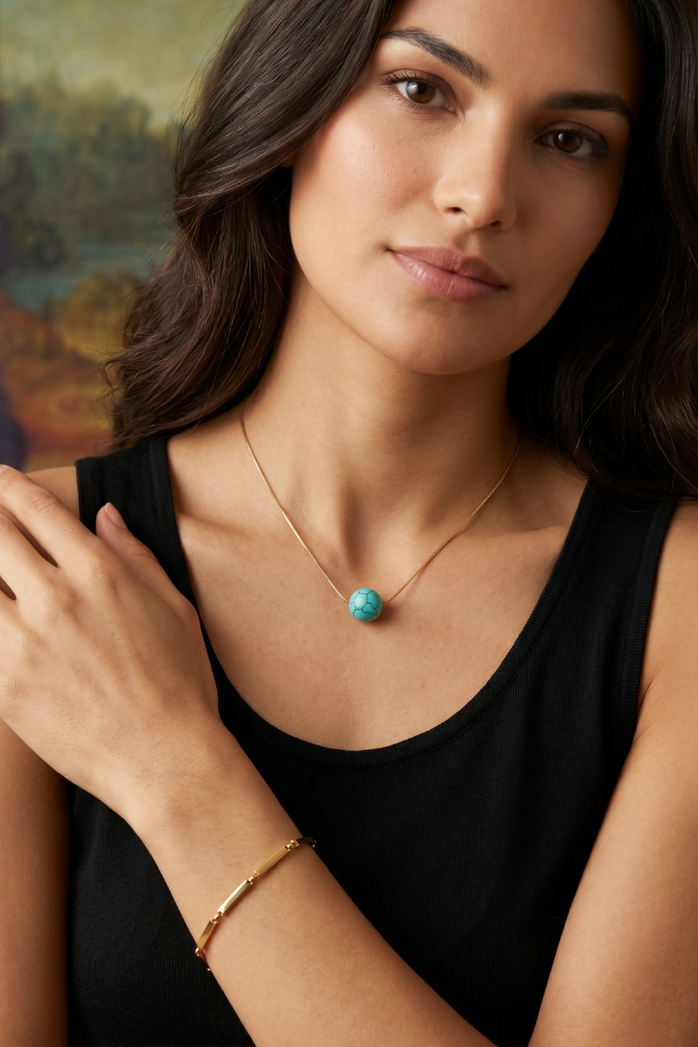 Liora Turquoise Necklace